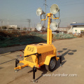 1000w*4 lamp vehicle mounted telescopic trailer light tower FZMT-1000B